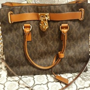 Large Michael Kors Hamilton East/West Satchel